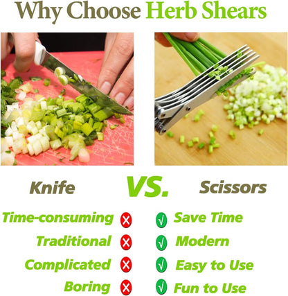 5-Blade Herb Kitchen Scissor