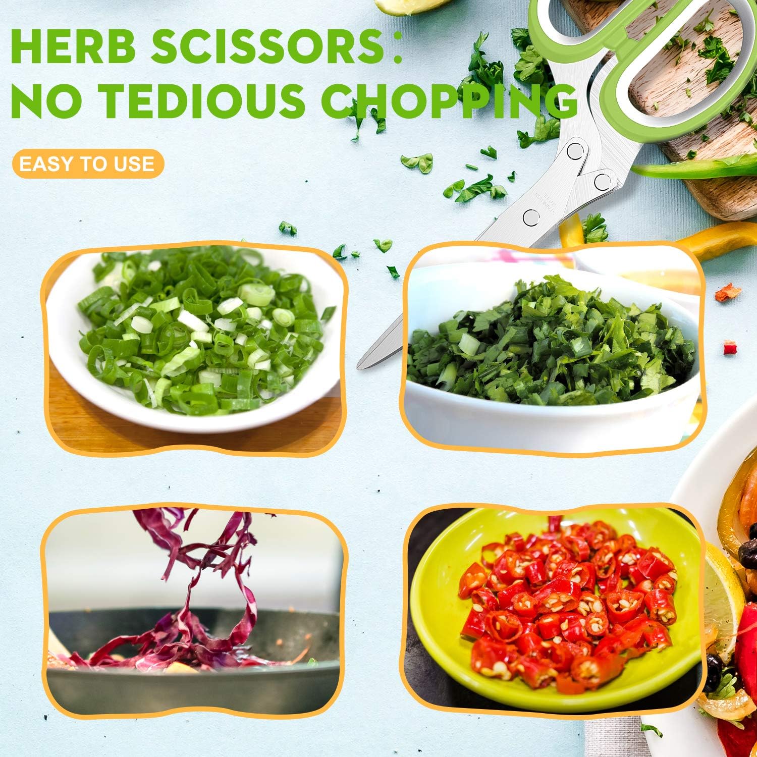 5-Blade Herb Kitchen Scissor