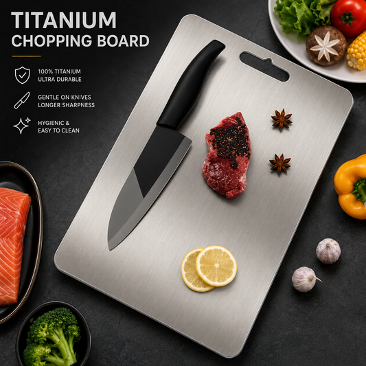Premium Titanium Chopping Board – Strong & Hygienic Kitchen Cutting Surface