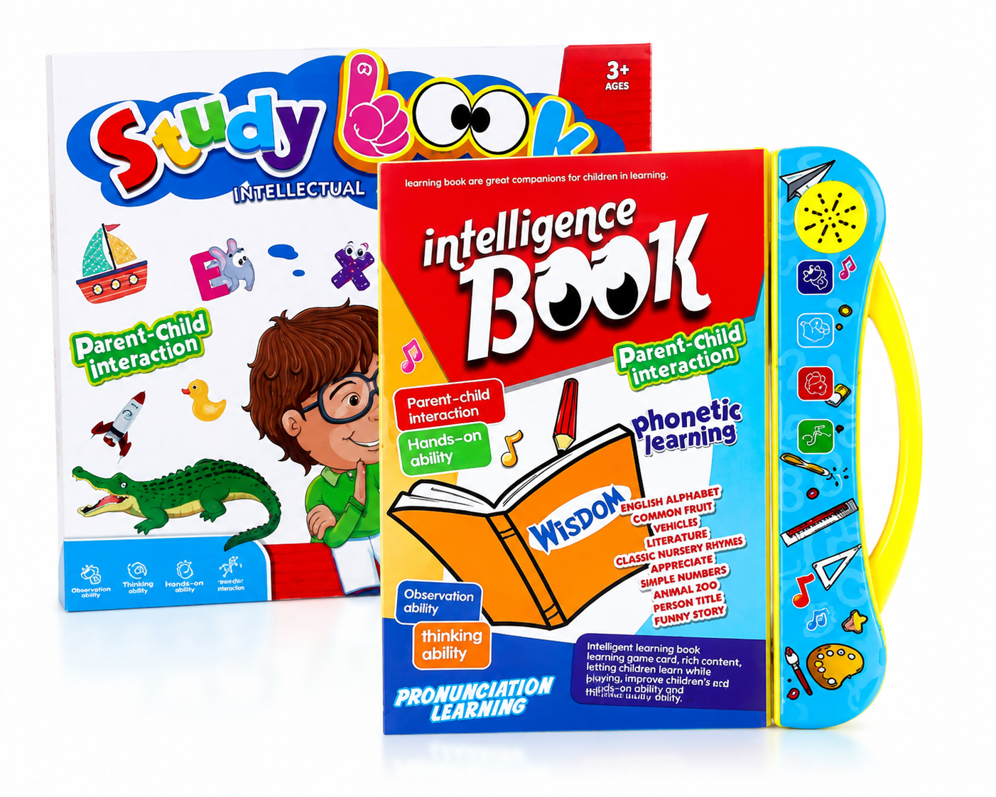 Interactive learning book with Study Book packaging