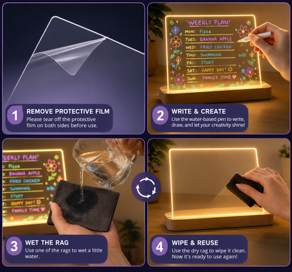 Premium Magic LED Drawing Board for Kids