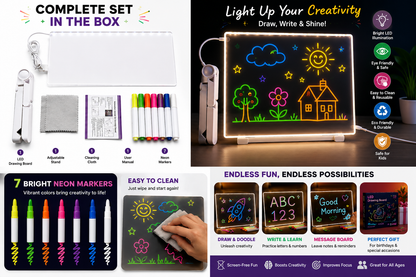Premium Magic LED Drawing Board for Kids